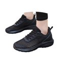 thumbnail image 3 of Women's Breathable Mesh Sneakers Fashion Lace Up Comfortable Lightweight Walking Shoes For Ladies Casual Athletic Footwear, 3 of 9