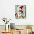 thumbnail image 5 of Fenyluxe Snowman Bird Canvas Wall Art Home Decoration Print On Canvas - Perfect Gift for Home Decor 16x20in, 5 of 5