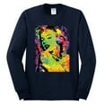 thumbnail image 2 of Wild Bobby, Colorful Woman Marilyn Monroe Pop Culture Mens Long Sleeve Shirt, Navy, 3XL, 2 of 3