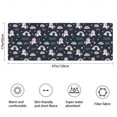 thumbnail image 3 of Blue Cartoon Unicorn Rainbow Cloud Love Dream Bathroom Rugs Mat,Non Slip Microfiber Bathroom Rug,Rubber Backing,Soft Bathroom Mats for Bathroom Floor,Tub and Shower,47x17in(120x43cm), 3 of 5