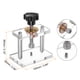 thumbnail image 2 of Juego de prensa para reloj tipo tornillo de tapa trasera con 12 troqueles, kit de reparación de reloj, herramienta de prensa para reloj de acrílico, 2 of 7