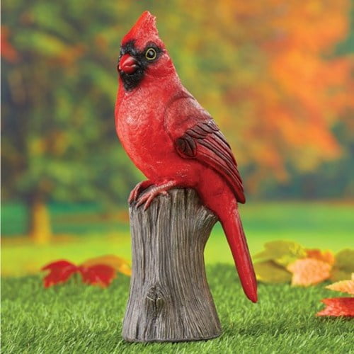 Textured Resin Cardinal Yard Figurine-StandingOnTheTrunk - Walmart.com - Walmart.com