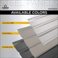 thumbnail image 5 of Arrow 2 x 3 ft Eggshell Steel Panels For Diy Roof Or Wall Projects, 5 of 8