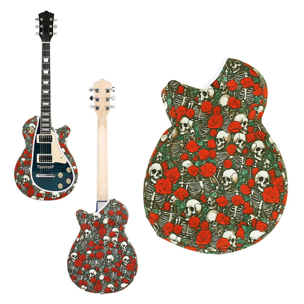 Electric Guitar Protection Guitar Dust Cover Print Guitar Shell Case Dust Cover