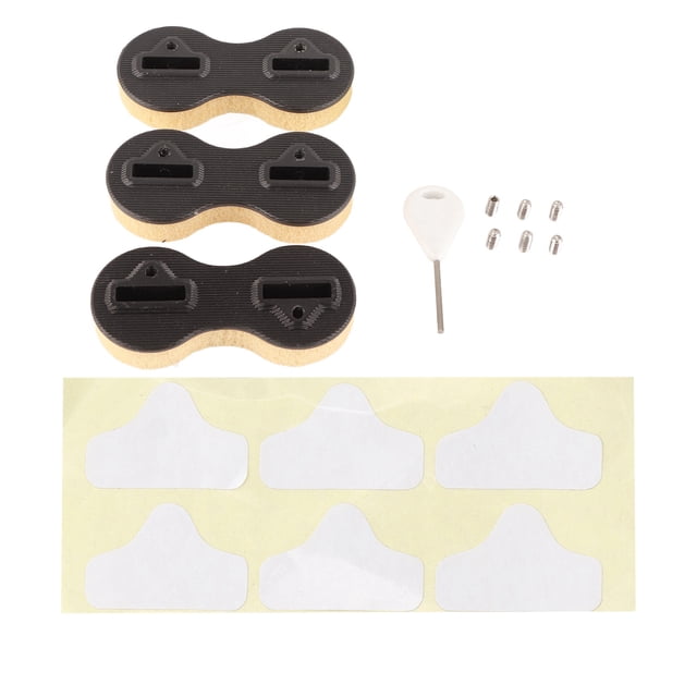 3 Pcs Ailerons de Planche de Surf Forme Ronde PVC Neuf Degrés Côtés Bouchons pour Planche de Surf