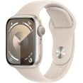 thumbnail image 1 of Remis à Neuf Apple Watch Gen 9 Series 9 41mm Aluminium Starlight - Bracelet Sport Starlight MR8T3CL/A, 1 of 2