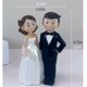 thumbnail image 4 of Bewildely Casarse con muñecas de dibujos animados para bodas, decoración para tartas, diseño novedoso, hermosas decoraciones para parejas, regalos de Artesanía Bewildely HA072010-00, 4 of 6