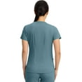 thumbnail image 4 of Med Couture Touch Scrubs Top For Women V-Neck Shirttail MC7459, 4 of 7