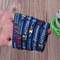 thumbnail image 4 of Fashion 6x/set Autism Awareness Bracelets Blue Inspirational Silicone Wristbands, 4 of 5