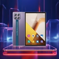 Android Tablets for Adults, Hwkond High Configuration 10.1inch Tablet 4 32G Ultra-thin HD Display 2.4G/5G WiFi 256G Android Tablet Learning Game Video Office Tablet Dual SIM Communication,Purple