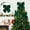 Green, variant on Velvet Christmas Bows, Green Wreath Bow Ornaments with Wired Edge for Christmas Tree Decorations, Xmas Tree Topper, Garland, Wrapping, and Holiday DIY Décor (Red Small)