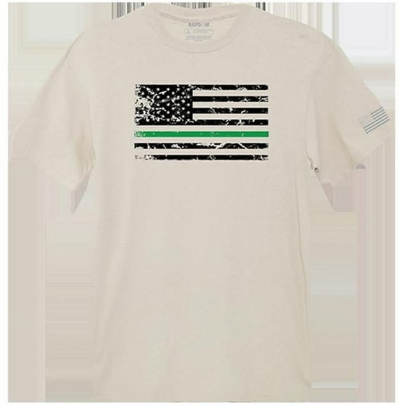 TGL Flag Tactical Graphic Tee Shirt, Sand - Small