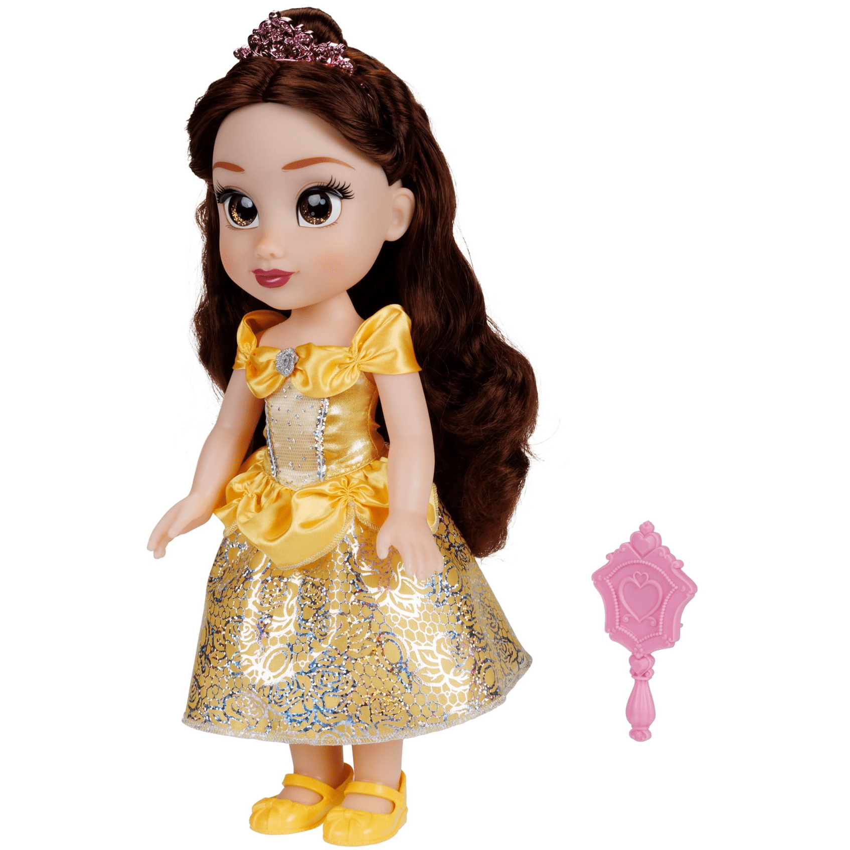 Disney Princess My Friend Belle Doll 14 inch Tall Includes Removable Outfit, Tiara, Shoes & Brush