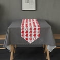 thumbnail image 6 of Dreamtimes Double Sided Valentine's Day Long Polyester Table Runner 13 x 90 Inches Love Hearts Table Cloth Cover Placemats for Kitchen Dinning Living Holiday Wedding Party Decor, 6 of 7
