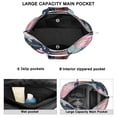 thumbnail image 2 of Flower Women's Large Weekend Travel Bag Moving Canvas Handbag Thick Double Layer Beach Weekend Travel Unisex Hospital Maternity Delivery with Toiletry Waterproof, 2 of 5
