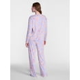 thumbnail image 4 of Joyspun Women's Essential Sleep Top and Pants, 2-Piece Pajama Set, Sizes XS-3X, 4 of 5