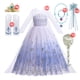 thumbnail image 4 of Vestido de princesa Elsa para niñas, traje de baile de malla con lentejuelas blancas, ropa de carnaval, Cosplay para niños, disfraz de reina de la nieve, 4 of 5