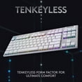 thumbnail image 1 of Teclado MECANICO INALAMBRICO Logitech G915 TKL BLANCO LOW PROFILE RGB, 1 of 6
