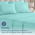 thumbnail image 4 of King Pillow Cases - 4 Pack - Super Soft Pillowcase Covers - Envelope Enclosure - Hotel Quality Pillow Protectors - Wrinkle Free, Shrink and Stain Resistant - Machine Washable - 20" x 40", 4 of 10