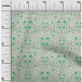thumbnail image 2 of oneOone Polyester Spandex Sea Green Fabric Asian Suzani Floral Quilting Supplies Print Sewing Fabric By The Yard 56 Inch Wide, 2 of 4