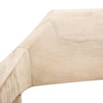 thumbnail image 6 of SAFAVIEH Munro Leather Woven Accent Chairs, Unfinished Natural Sungkai Wood Frame/Light Honey 7mm Leather (22 in. W x 20.5 in. D x 28.5 in. H), 6 of 7