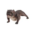 thumbnail image 2 of Estatua de perro, figura de animal realista, perro coleccionable, escultura de cachorro realista Marrón, 2 of 9