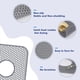 thumbnail image 3 of Alfombrilla Silicona para , Paquete 4 Protectores para Cocina con Desagüe Central, Alfombrilla Plegable Antideslizante Resistente para, 3 of 6