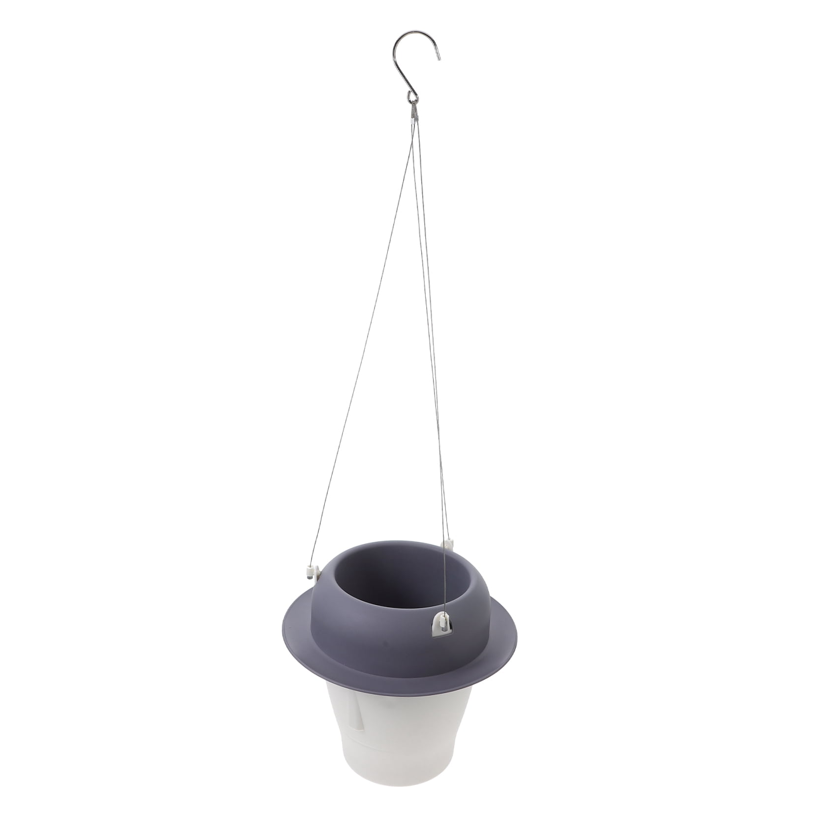 OUNONA Indoor Hanging Planter Set with Detachable Layers, Self-Watering Cotton Rope, Stylish Decor
