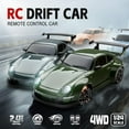 thumbnail image 2 of RC Drift Car, 1:24 Scale Remote Control Vehicle with LED Lights, 2.4GHz 20KM/H 4WD High Speed RC Cars, Drifting Tires＆Two Batteries, Racing Sports Toy Idea Gift for Adults Boys Girls and Kids, 2 of 6