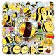 thumbnail image 1 of Calcomanías con bonitos dibujos animados de abejas, 50 unidades, impermeables, 1 of 2