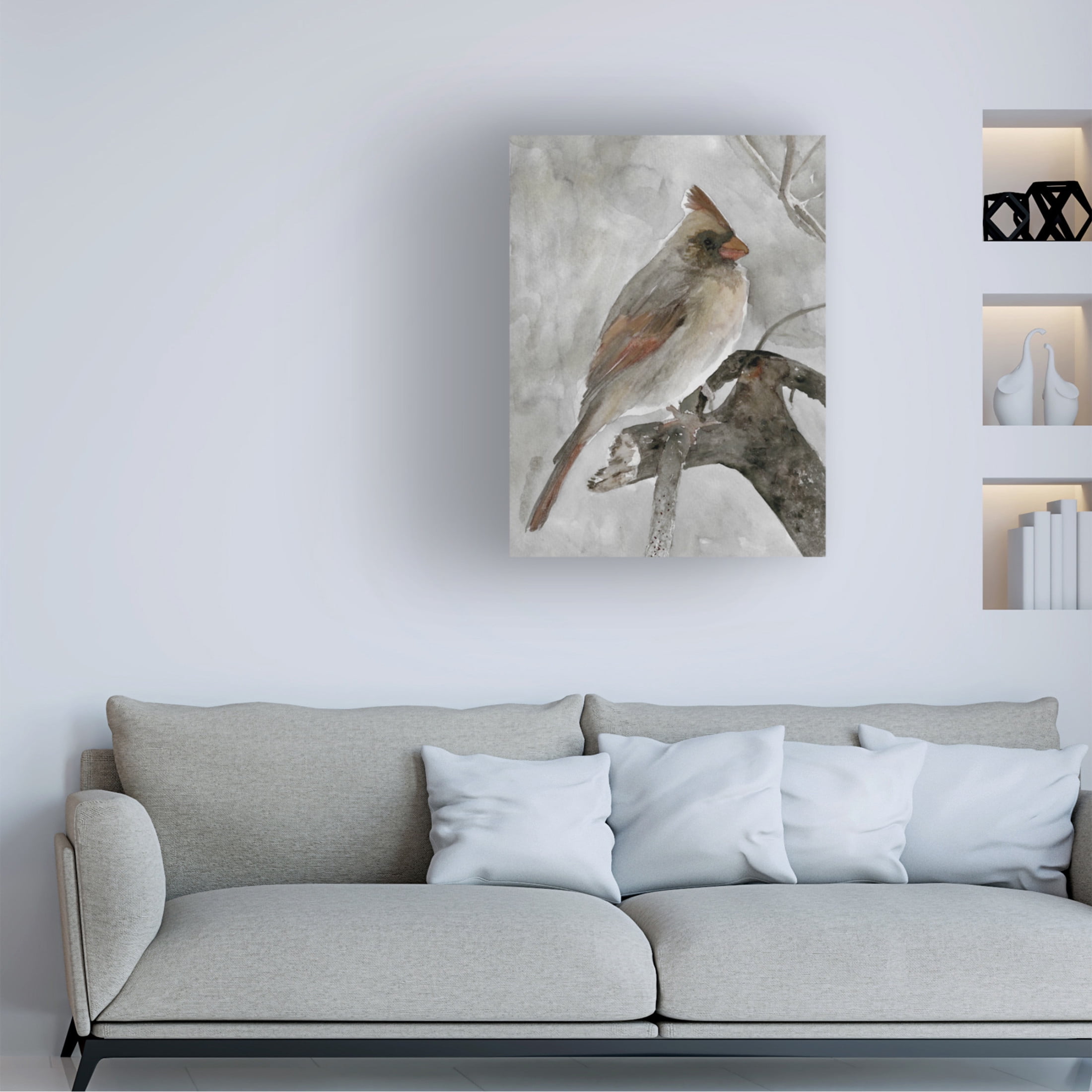 Canvas Wall Art - Stellar Design Studio 'Branched I' Wall Art for Living Room, Bedroom, or Office Décor by Trademark Fine Art - 18 x 24 Inches