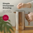 thumbnail image 6 of MuellerLiving Stainless Steel French Press Coffee Maker 20oz with 4 Level Filtration System, 6 of 9