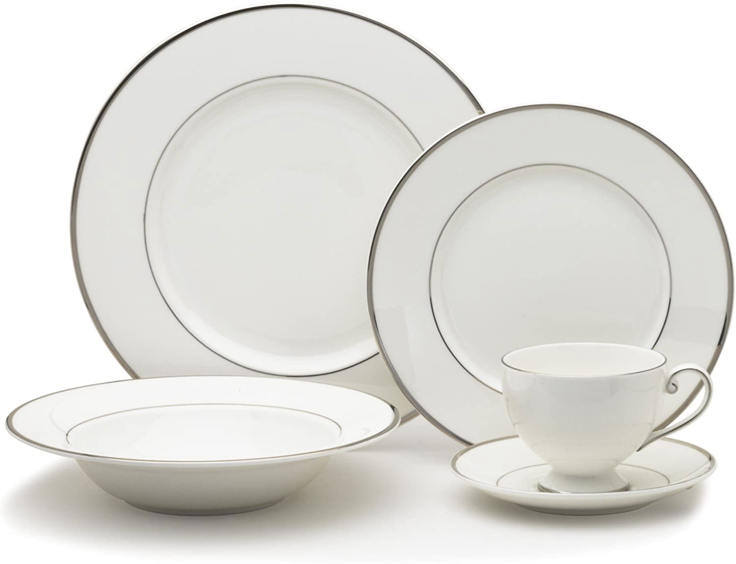 食器 Mikasa Cameo Platinum 20pc Dinner Set Mikasa Dinnerware 20-Piece Set, Cameo Platinum Service for 4