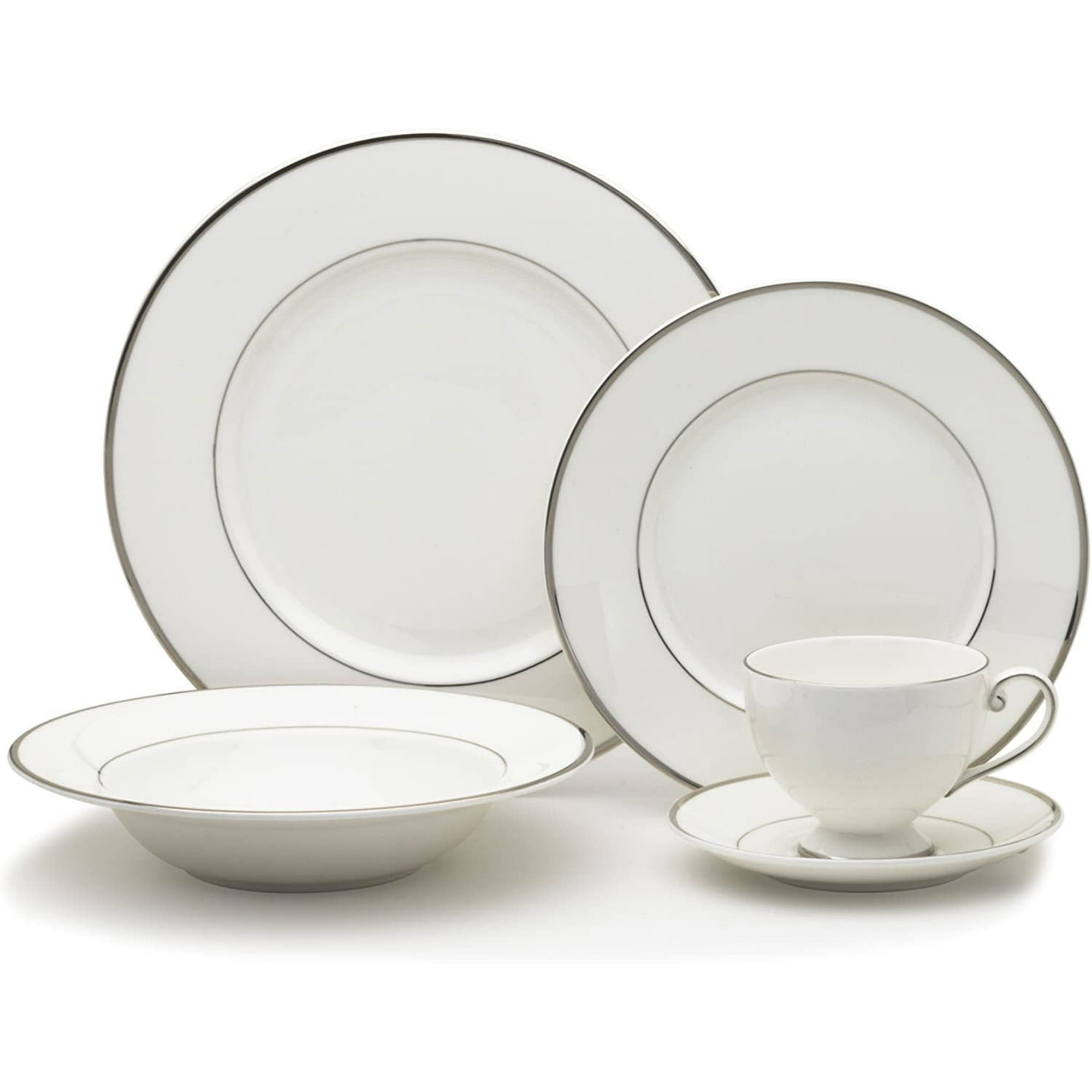 食器 Mikasa Cameo Platinum 20pc Dinner Set Mikasa Dinnerware 20-Piece Set, Cameo Platinum Service for 4