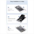 thumbnail image 5 of Adaptador Externo Transparente Caja MSATA SSD A USB 5Gbps, 5 of 5