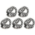 thumbnail image 1 of Roulements à Billes de Butée, 3 Pcs 5 Pcs Installation Facile Acier Roulement à Billes de Butée Axiale Fiable pour Réducteurs à Basse Vitesse 51205,51206,51207,51208, 1 of 8