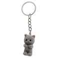 thumbnail image 3 of Almencla 5xCat Keychain Creative Backpack Key Chains for Handbag Car Key Party Supplies Gray 5 Pcs, 3 of 8