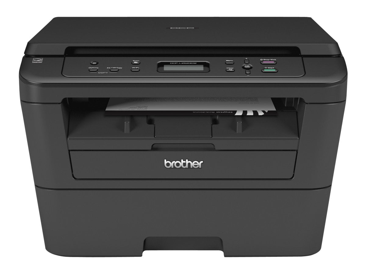 Brother DCP-L2520DW - Multifunction printer - B/W - laser - A (8.5 in x 11 in)/A4 (8.25 in x 11.7 in) (original) - A4/Legal (media) - up to 27 (