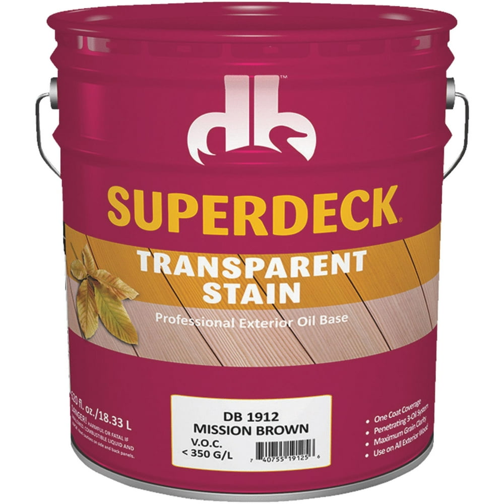 Duckback SUPERDECK Transparent Exterior Stain