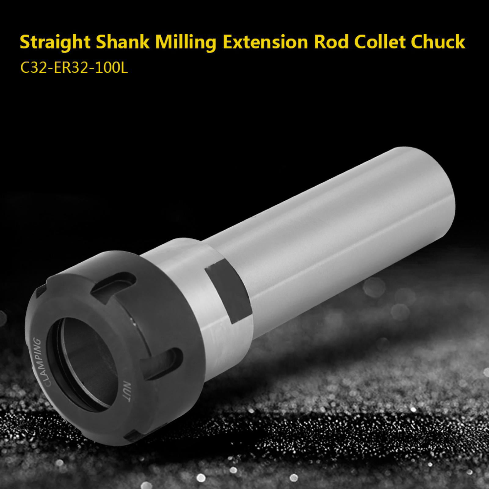 Hot 100L Straight Shank Collet Chuck Holder fit for CNC Lathe Milling C32 ER32 