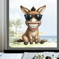 thumbnail image 5 of Cute Donkey With Sunglasses And Big Smile Wall Sticker, High Definition Printing On Pvc Material, Waterproof Moisture-Proof Easy Installation Flexible Removal, Fresh Home Decor, 5 of 8