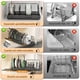thumbnail image 2 of NETEL 2-Piezas Organizador de Sartenes y Ollas para Cajon, Metal Organizador de Sartenes Extraible, 10 Compartimentos Ajustables, Corredero para Sartenes y ollas con Adhesivo, Prof 42-53 cm Ajustable, 2 of 6