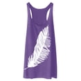 thumbnail image 3 of adviicd Womens Workout Tank Tops Women Tank Tops Sleeveless Basic Ribbed Slim Knit Stretch Shirt Purple S, 3 of 5