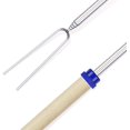 thumbnail image 5 of Marshmallow Roasting Sticks 16 Pieces 32 inch Telescoping Extendable Camping Campfire Fire Pit Accessories Smores Skewers & Hot Dog Fork, 5 of 7