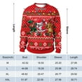 thumbnail image 5 of Lollipie Women's Ugly Christmas Sweatshirt Crewneck Long Sleeve Santa Elf Reindeer Graphic Print Pullover Hoodies Red, 5 of 6