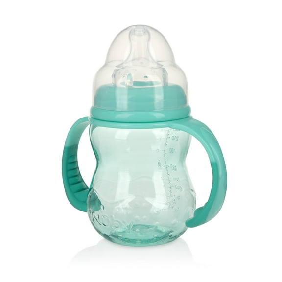 Nuby 8 Oz. 3-Stage Grow with Me Aqua Bottle to Cup