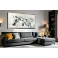 thumbnail image 3 of Horse Oil Painting White Horse Canvas Art Framed Horse Picture Wall Art For Livingroom Bedroom Office, 3 of 7