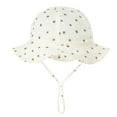 thumbnail image 1 of Chapeau de Soleil Tout-Petit à Rabat de Nuque Ajustable à Grand Bord Upf 50+ Protection Uv Chapeau de Pêche Chapeaux de Soleil Tout-Petit Garçons Garçons Filles Mode, 1 of 2