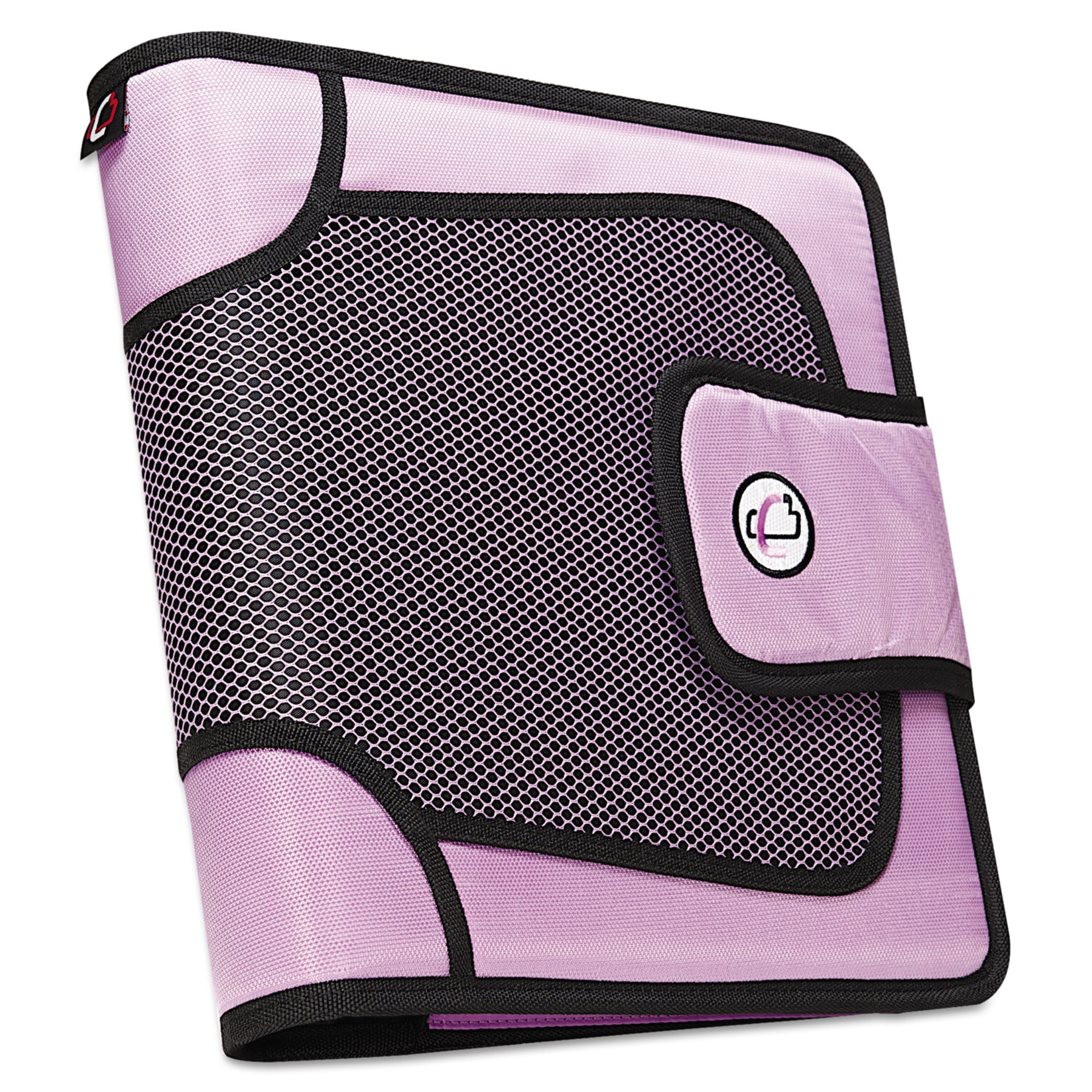 Case it Premium Velcro Closure Binder, 2" Capacity, 8-1/2 x 11, Lavender