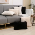 thumbnail image 2 of 45*45CM Breampot Comfortable soft plush sofa pillow lumbar pillowcase White, 2 of 6